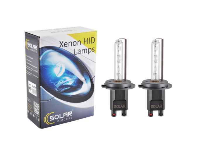 Ксеноновая лампа SOLAR H7 5000K PX26d 1750 (2 шт.), цена: 334 грн.
