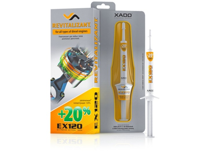 XADO Revitalizant EX120 XA 10034 для дизельных двигателей, усиленный, ціна: 963 грн.