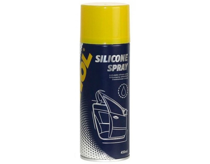 Mannol Silicone Spray 9963 (450 мл) смазка силиконовая, ціна: 584 грн.