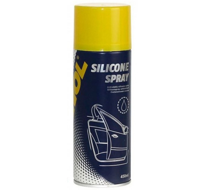  Mannol Silicone Spray 9963 (450 мл) смазка силиконовая 