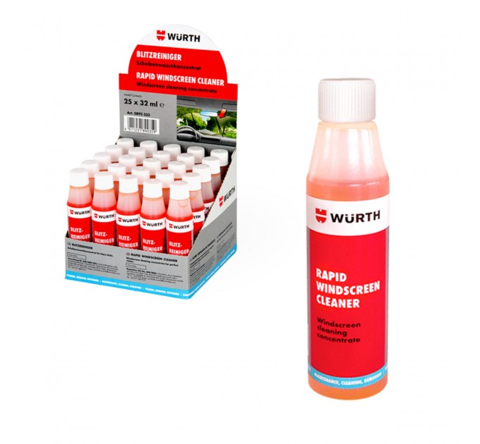 Омивач скла Wurth літній концентрат 1:100 32мл, ціна: 200 грн.