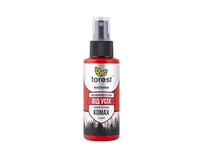 Спрей-репелент Forest Extreme від усіх літаючих та повзаючих комах 90мл, ціна: 110 грн.