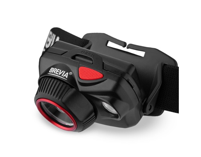 Фонарь налобный Brevia 520Lm, Focus Control, 800mAh, 3xAAA, белый/красный, цена: 1 999 грн.