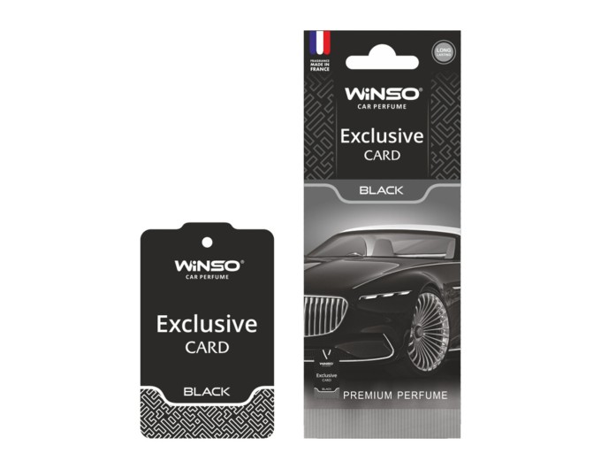 Ароматизатор Winso Card Exclusive Black сухой, цена: 51 грн.