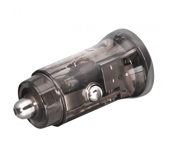 Автомобильное зарядное устройство Brevia ePower DualDrive 15W 2xUSB-A, прозрачный черный, цена: 142 грн.