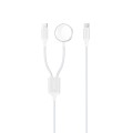Беспроводное зарядное устройство XO CX030 2в1 Type-c + Watch Charger белый, цена: 379 грн.