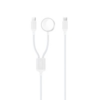 Беспроводное зарядное устройство XO CX030 2в1 Type-c + Watch Charger белый