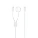Беспроводное зарядное устройство XO CX030 2в1 Type-c + Watch Charger белый, цена: 339 грн.