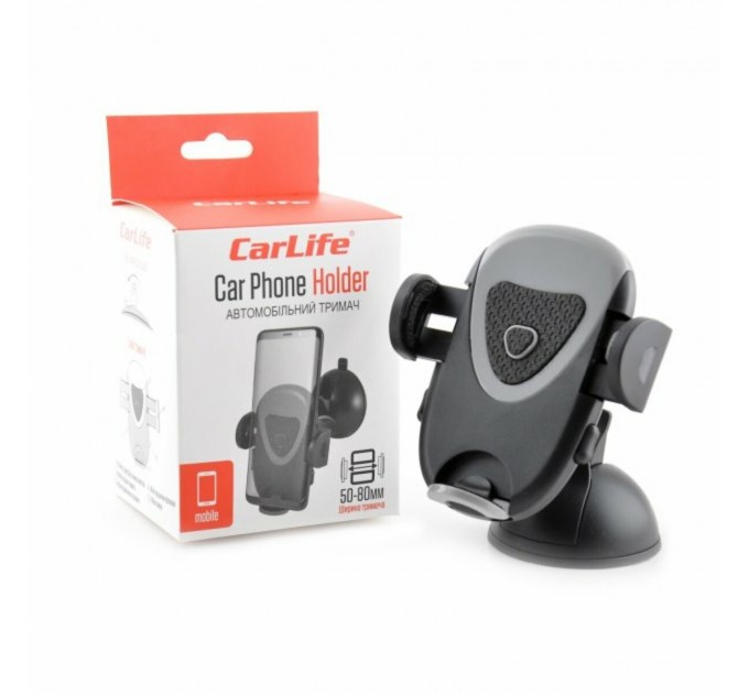 Держатель мобильного телефона Carlife ширина 50-80мм, цена: 222 грн.