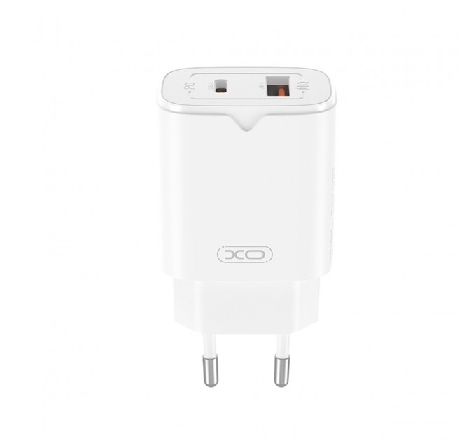 Сетевое зарядное устройство XO L130 PD30W/QC18W 1USB-C+1USB-A белый, цена: 299 грн.