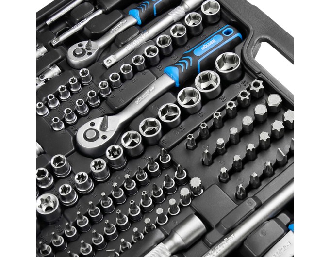 Профессиональный набор инструментов в кейсе MÖLDER 1/2", 1/4", 3/8" 72Т, CR-V, 176ед., цена: 8 271 грн.