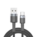 Кабель Brevia USB to Type-C 2,4А 2м, чорний ZIP, ціна: 193 грн.
