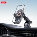Держатель телефона автомобильный XO с беспроводной зарядкой WX038 15W Transparent Car Wireless Charging черный, цена: 849 грн.