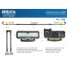 Лампа инспекционная Brevia LED 120-190см 2x10W COB 2x1000lm 2x4000mAh Power Bank, type-C, цена: 3 234 грн.