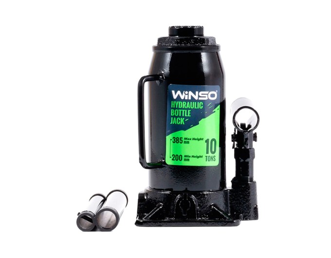 Домкрат гідравлічний пляшковий Winso 10т 200-385мм, ціна: 1 413 грн.