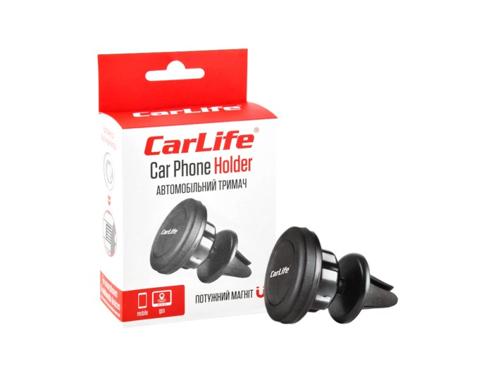 Тримач телефону автомобільний Carlife магнітний на дефлектор, ціна: 158 грн.