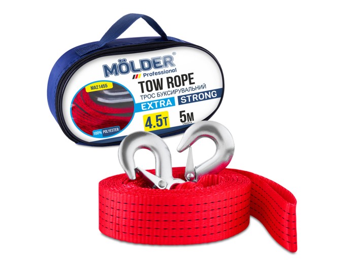 Буксировочный трос Molder 4,5т, 5м, цена: 543 грн.