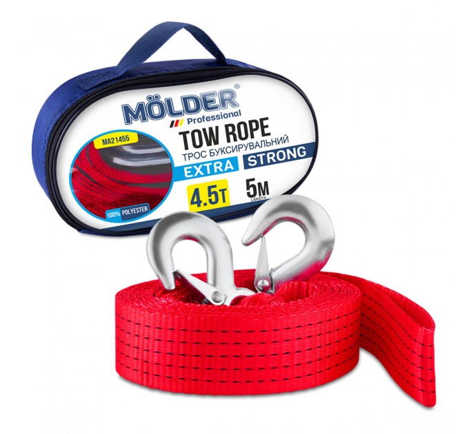 Буксировочный трос Molder 4,5т, 5м, цена: 517 грн.