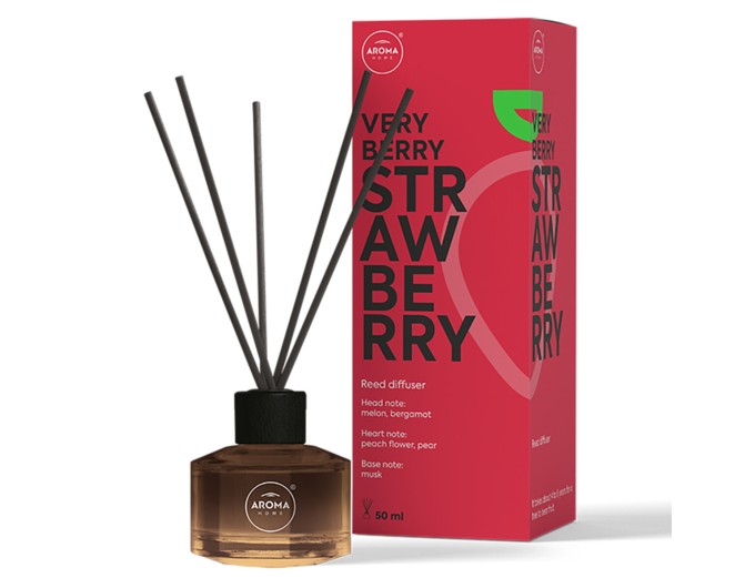 Аромадиффузор с палочками Aroma Home Sticks Modern Fruits Strawberry 50мл, цена: 257 грн.