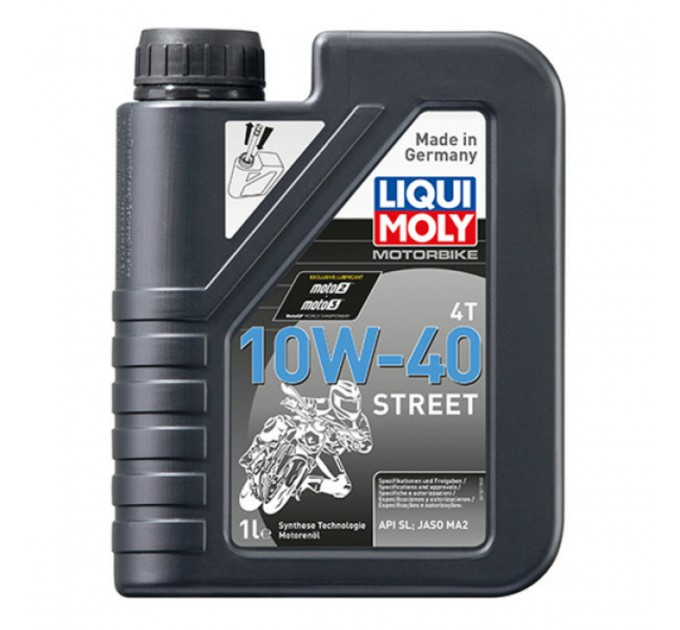 Олива для 4-тактних двигунів Liqui Moly Motorbike 4T 10W-40 Street 1л, ціна: 687 грн.