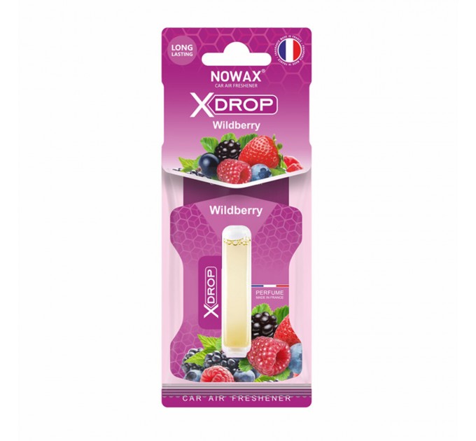 Ароматизатор целюлозний з капсулою Nowax серія X Drop - Wildberry, ціна: 63 грн.