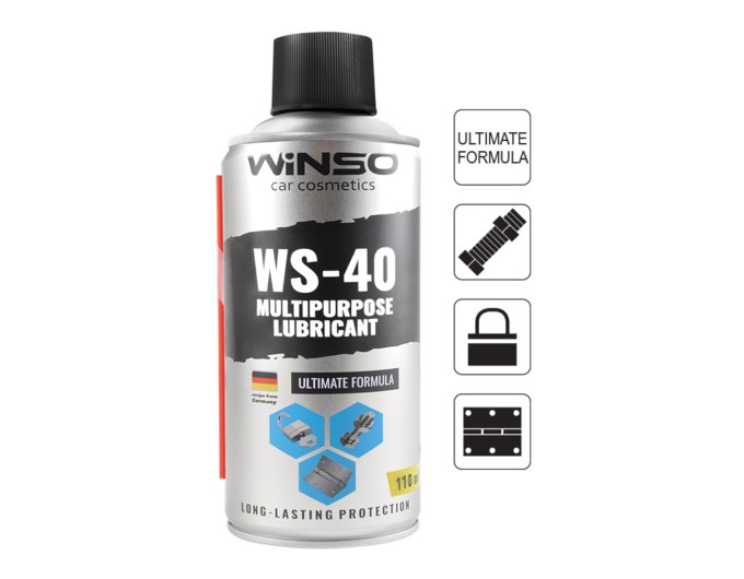 Змазка багатофункціональна Winso WS-40 Multipurpose Lubricant 110мл, ціна: 73 грн.