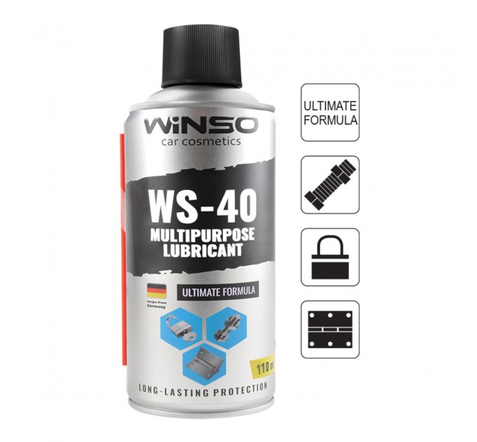 Смазка многофункциональная Winso WS-40 Multipurpose Lubricant, 110мл, цена: 56 грн.