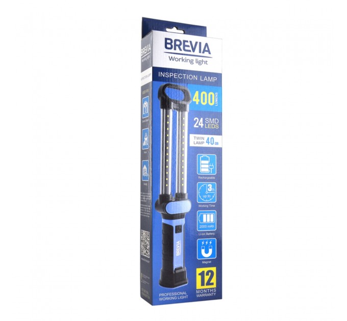 Фонарь инспекционный Brevia LED 24SMD 40см 400lm 2000mAh microUSB, цена: 1 275 грн.