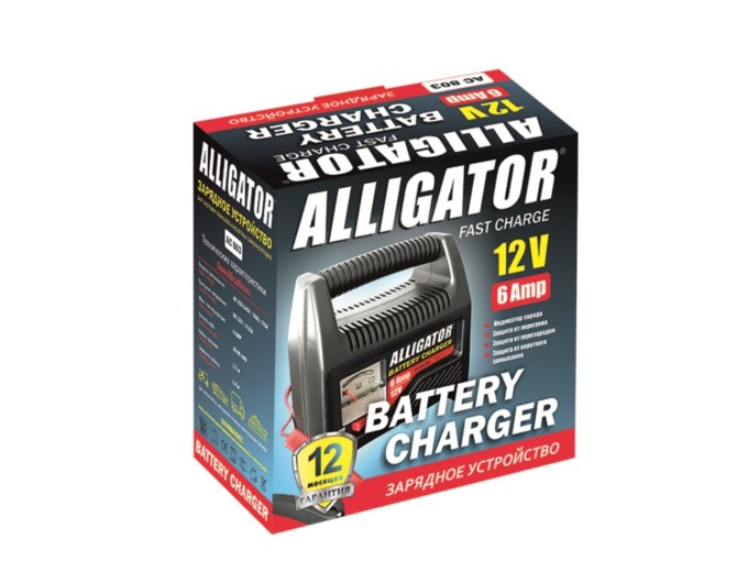 Зарядное устройство АКБ Alligator 6/12В 80А·час 6А, цена: 917 грн.