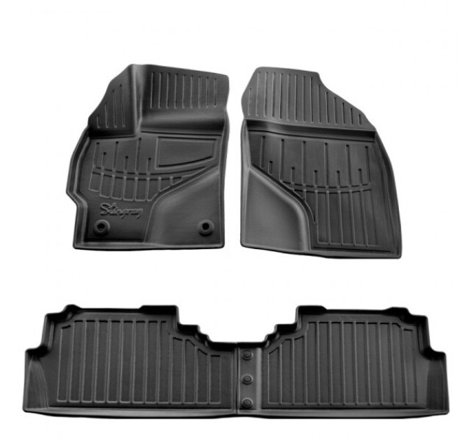 Toyota Prius V (2011-2015) комплект 3D ковриков с 4 штук (Stingray), цена: 1 870 грн.