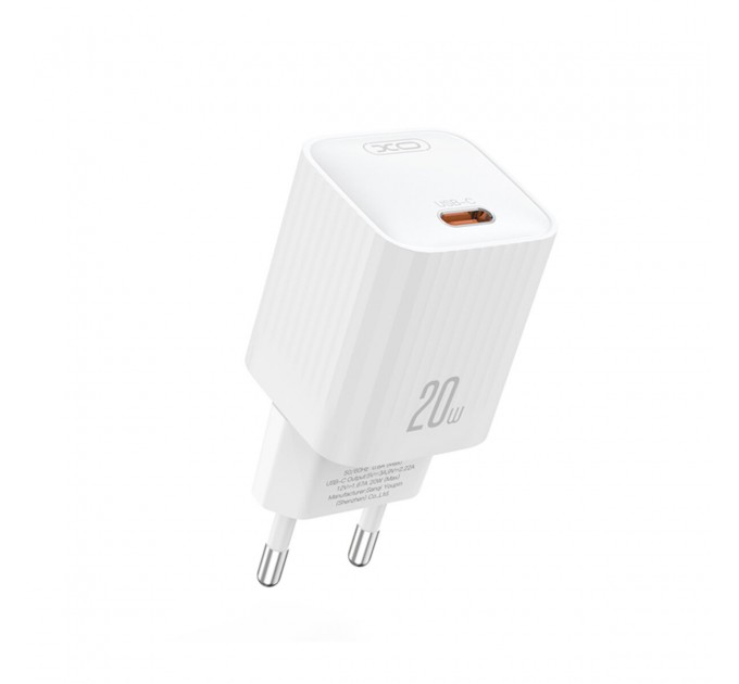 Сетевое зарядное устройство XO L146 PD20W Single USB-C белый, цена: 189 грн.