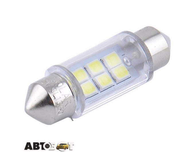 LED лампа SOLAR T10 W2.1x9.5d 12V 10SMD 5730 CANBUS white SL1348 (2 шт.), ціна: 188 грн.