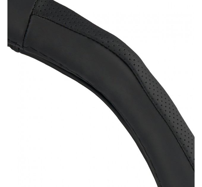 Чохол на кермо Carlife 37-39см, шкіра, чорний SW245M, ціна: 408 грн.