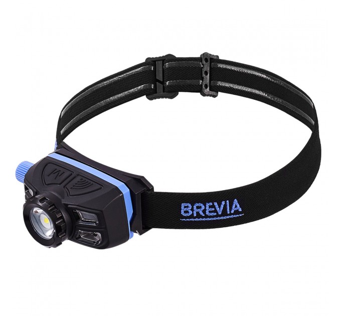 Фонарь налобный Brevia 400Lm, 5W LED, Zoom, Sensor, 1400mAh, цена: 1 245 грн.