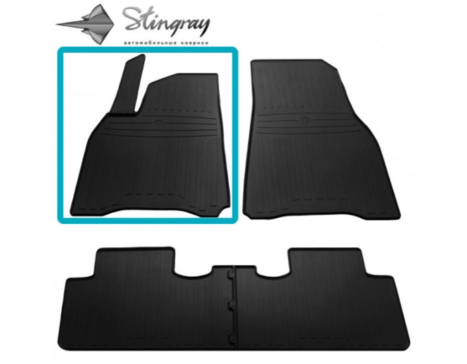 Tesla Model Y (EU version) (Revised mount) (2020-...) коврик передний левый (Stingray), цена: 1 601 грн.