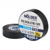 Стрічка ізоляційна ПВХ Molder 0,13x19мм 25м чорна, професійна, вогнетривка, ціна: 43 грн.