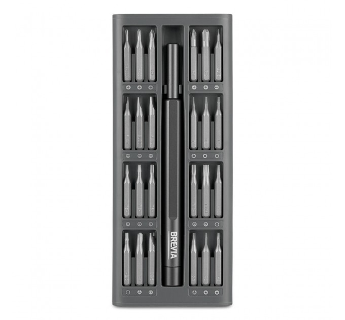 Викрутка Brevia з комплектом насадок для точних робіт 24в1, ціна: 540 грн.