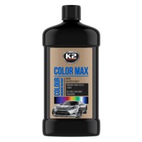 Полироль для кузова K2 Color Max восковой черный 500мл