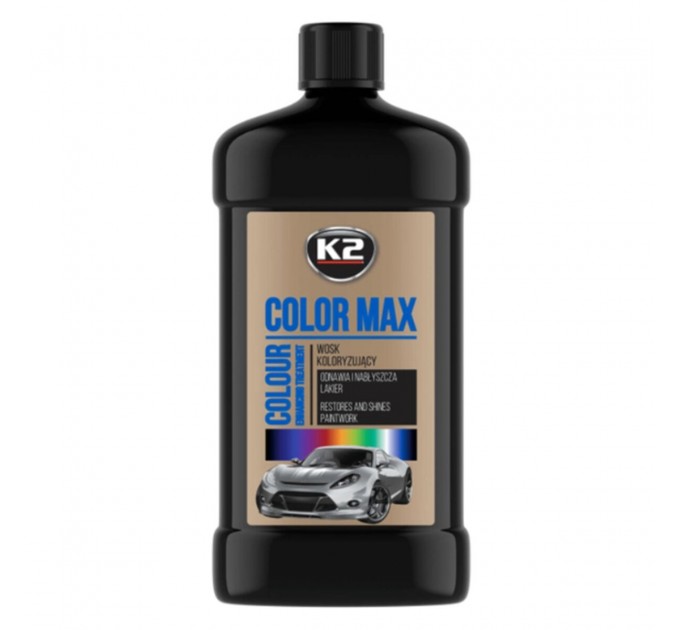 Полироль для кузова K2 Color Max восковой черный 500мл, цена: 174 грн.