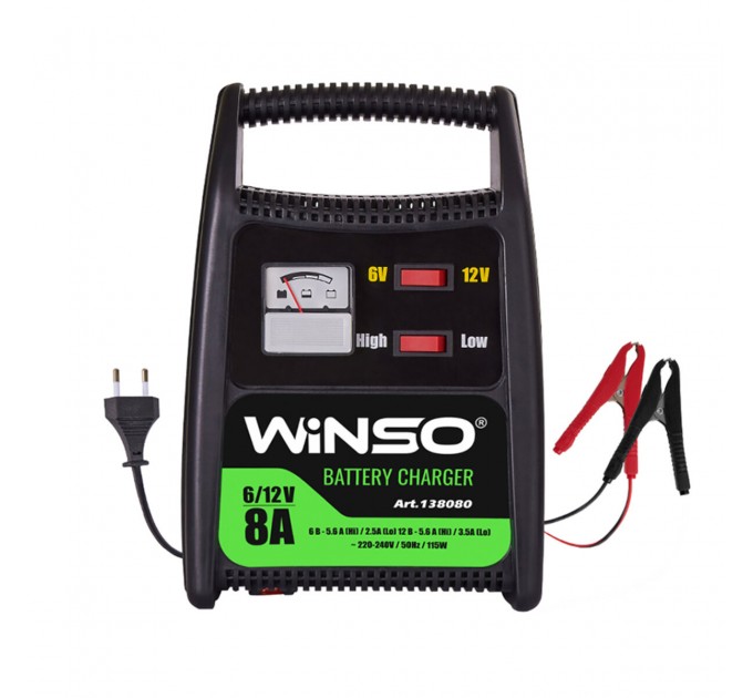Зарядний пристрій АКБ Winso 6/12В 120А·год 8А, ціна: 971 грн.