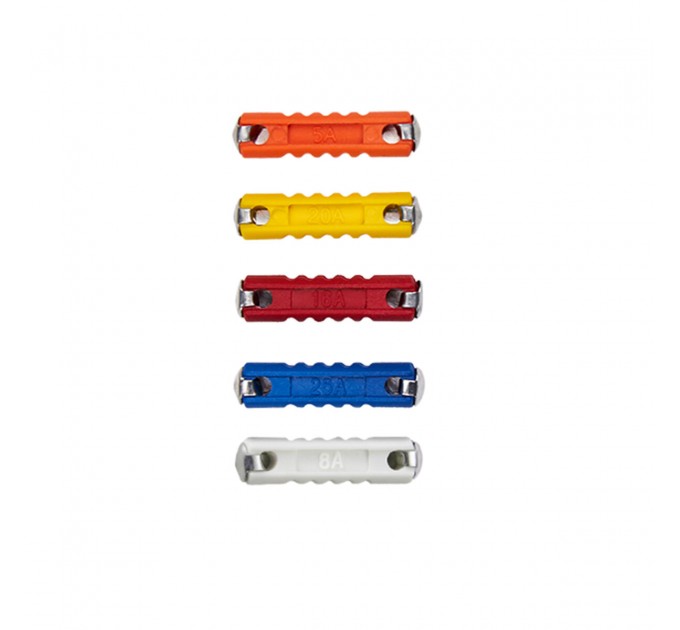 Набір запобіжників Molder "циліндричних" (5А,8А,16А,20А,25А), 10шт, ціна: 34 грн.