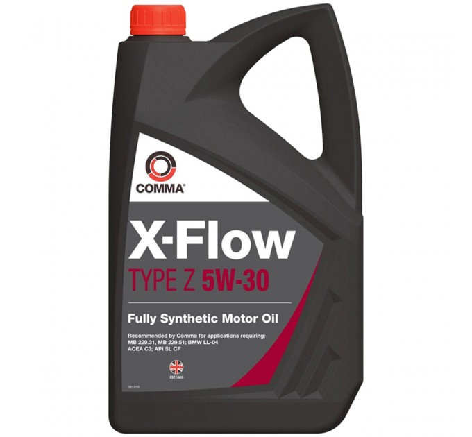 Моторное масло Comma X-FLOW TYPE Z 5W-30 4л, цена: 1 490 грн.