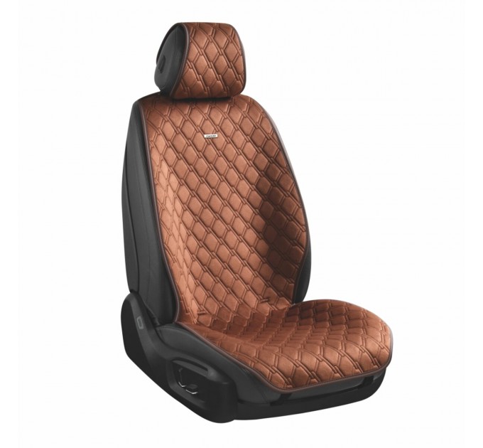 Премиум накидки для передних сидений CarLife Turbo, coffee 2шт, цена: 2 247 грн.