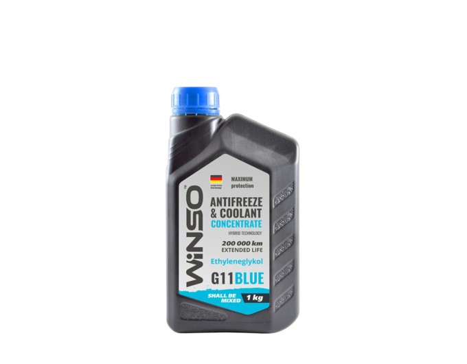 Антифриз Winso Antifreeze & Coolant Blue G11 голубий концентрат 1кг, ціна: 176 грн.