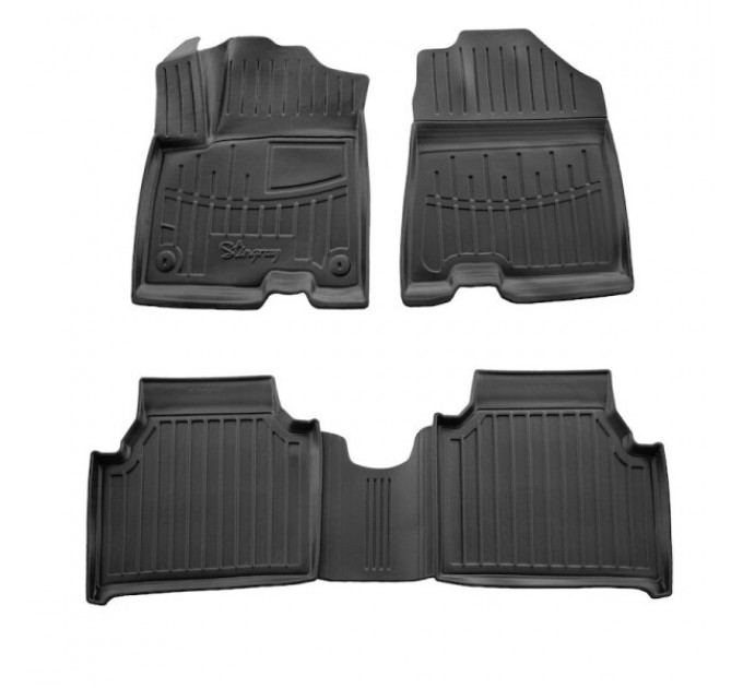 Kia Niro EV (2018-2022) комплект 3D килимків з 4 штук (Stingray), ціна: 1 870 грн.
