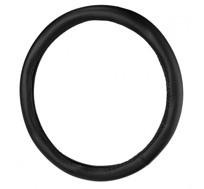 Чохол на кермо Carlife 37-39см, екошкіра, чорний, один шов, перфорований SW141M, ціна: 236 грн.