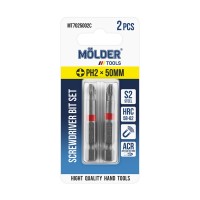 Набор бит Molder PH2x50мм 2шт (цветная маркировка)
