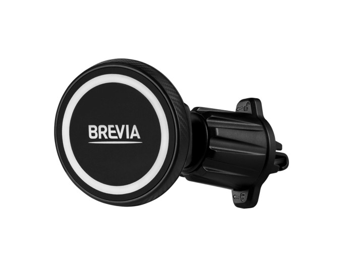Тримач телефону автомобільний Brevia AirVent Ultra MagCircle на дефлектор, магнітний Magsafe, ціна: 429 грн.