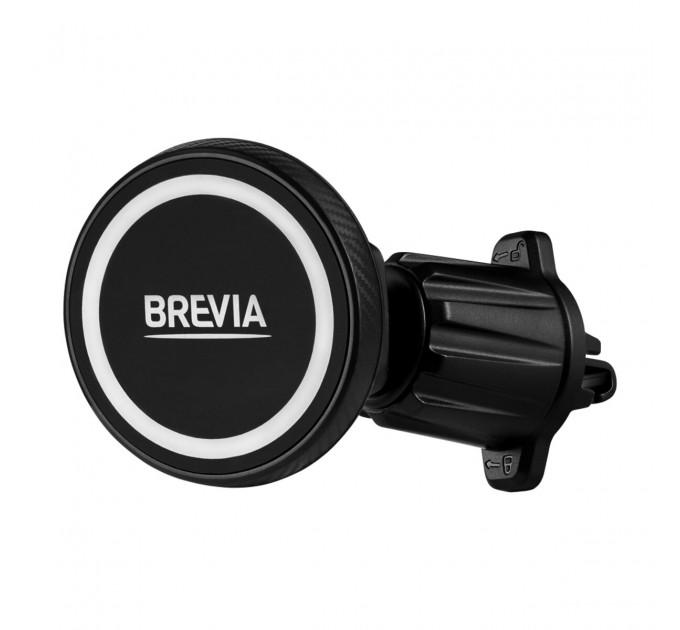 Держатель телефона автомобильный Brevia AirVent Ultra MagCircle на дефлектор, магнитный Magsafe, цена: 339 грн.