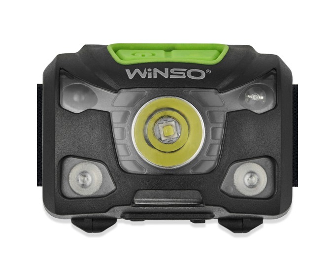 Фонарь налобный Winso Pro 250Lm, 5W XPG, 3xAAA/1200mAh в комплекте, с сенсором белый/красный, цена: 649 грн.